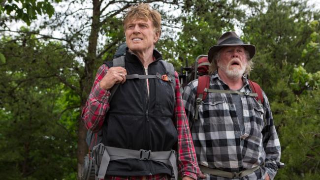 Robert Redford and Nick Nolte go for A Walk in the Woods.