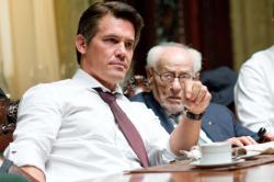 Josh Brolin and 94 year old Eli Wallach. Josh Brolin and 94 year old Eli Wallach.