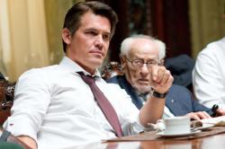 Josh Brolin and 94 year old Eli Wallach.