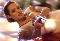 Anglina Jolie in Wanted.