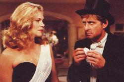 Kathleen Turner and Michael Douglas in War of the Roses