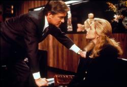 Michael Douglas and Kathleen Turner in The War of the Roses. Michael Douglas and Kathleen Turner in The War of the Roses.
