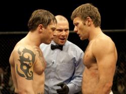 Tom Hardy and Joel Edgerton in Warrior.