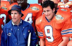 Henry Winkler and Adam Sandler in The Waterboy