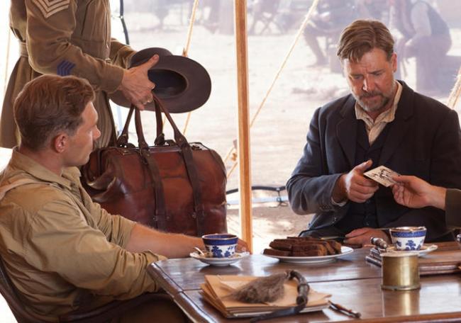 Jai Courtney and Russell Crowe in The Water Diviner