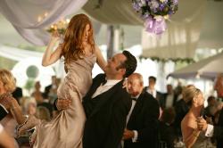 Isla Fisher and Vince Vaughn and Wedding Crashers.