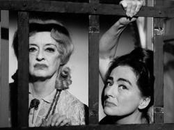 Bette Davis and Joan Crawford in What Ever Happened to Baby Jane. Bette Davis and Joan Crawford in What Ever Happened to Baby Jane.