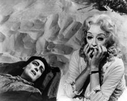 Joan Crawford and Bette Davis in Whatever Happened to Baby Jane. Joan Crawford and Bette Davis in Whatever Happened to Baby Jane.