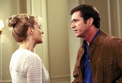 Helen Hunt and Mel Gibson in What Women Want.