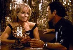 Helen Hunt and Mel Gibson in What Women Want.