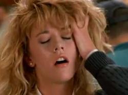 Meg Ryan in When Harry Met Sally. Meg Ryan in When Harry Met Sally.
