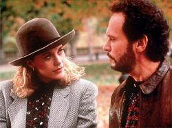 Meg Ryan and Billy Crystal in When Harry Met Sally.