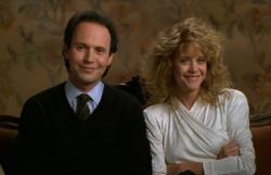 Billy Crystal and Meg Ryan in When Harry Met Sally. Billy Crystal and Meg Ryan in When Harry Met Sally.