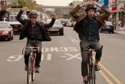 Ben Stiller and Adam Driver in While We're Young. Ben Stiller and Adam Driver in While We're Young.