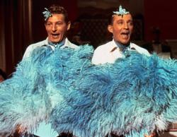 Danny Kaye and Bing Crosby in White Christmas.