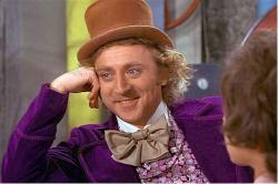 Gene Wilder in Willy Wonka and the Chocolate Factory.