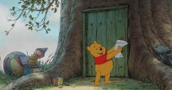 Pooh is back in this delightfully old-fashioned cartoon. Pooh is back in this delightfully old-fashioned cartoon.