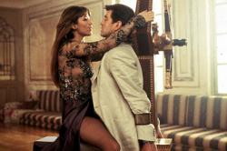 Sophie Marceau and Pierce Brosnan in The World is Not Enough. Sophie Marceau and Pierce Brosnan in The World is Not Enough.