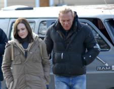 Evan Rachel Wood and Mickey Rourke. Evan Rachel Wood and Mickey Rourke.