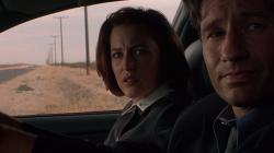 Gillian Anderson and David Duchovny in The X Files: Fight the Future Gillian Anderson and David Duchovny in The X Files: Fight the Future
