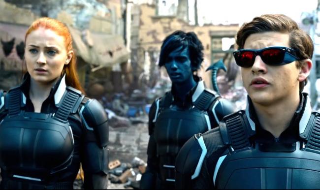 Sophie Turner, Kodi Smit-McPhee, and Tye Sheridan in X-Men: Apocalypse.