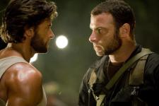 Jackman and Schreiber face off as Wolverine and Sabretooth.