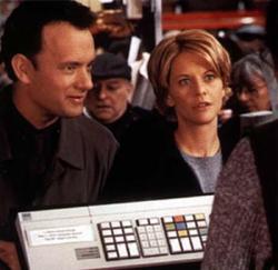 Tom Hanks and Meg Ryan in You've Got Mail.