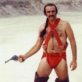Sean Connery in Zardoz.