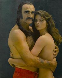 Sean Connery and Charlotte Rampling in Zardoz