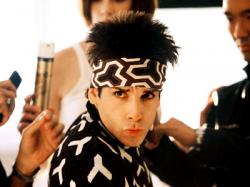Ben Stiller as Derek Zoolander in Zoolander. Ben Stiller as Derek Zoolander in Zoolander.