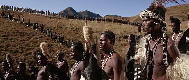 Descendants of the actual Zulu warriors who fought in the Battle of Rorke's Drift in Zulu.